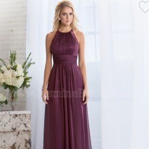 Belsoie Lace Top Formal Dress